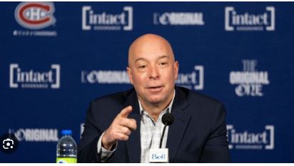GM of The Montreal Canadiens Kent Hughes reportedly working on a ‘significant’ trade