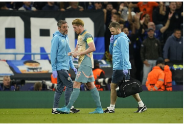 INJURY UPDATE: Man City Await Kevin De Bruyne’s Fitness Update Ahead of Crucial Arsenal Clash.