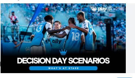 REPORT: The Outcome of Major League Soccer Decision Day 2024….