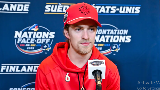 JUST IN: Manitoba’s Travis Sanheim Takes Center Stage in Thrilling 4 Nations Debut, Showcasing Elite Talent on the International Stage.