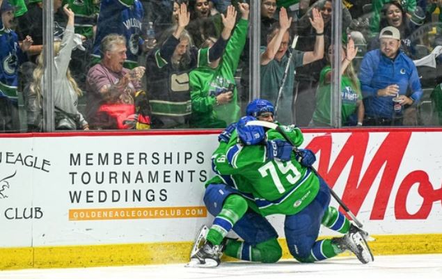 Unstoppable Glory: Undrafted Max Sasson’s Breakthrough Goal Sends Abbotsford Canucks to Calder Cup Final…